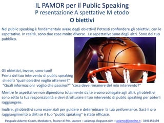 Pamor public speaking pasquale adamo pnl coach bari