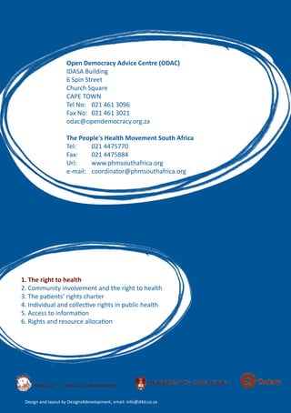 Health and Human Rights Pamphlets | PDF