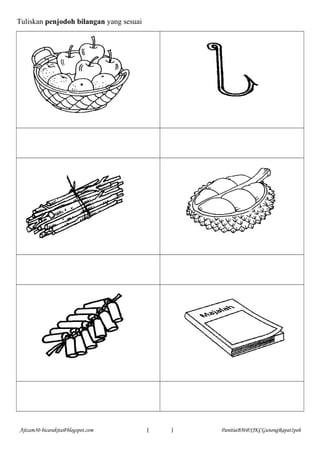 Ajizam30-bicarakita@blogspot.com ( ) PanitiaBM@SJKCGunongRapatIpoh
Tuliskan penjodoh bilangan yang sesuai
 