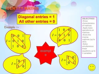 MATRICES | PPTX