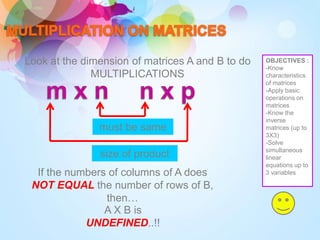 MATRICES | PPTX