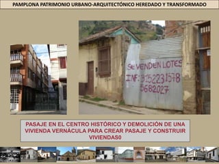 PAMPLONA PATRIMONIO URBANO-ARQUITECTÓNICO HEREDADO Y TRANSFORMADOLA SUBDIVISIÓN DE MANZANAS AFECTADO =ORGANIZACIÓN Y TRAZADO GEOMÉTRICO, DE FORMA DEFINITIVA.  C.H.fotografía aérea de 1947