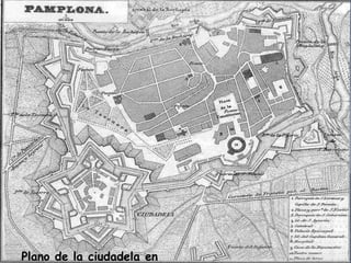 La Ciudadela fue un pentágono estrellado de cinco puntas perfecto, aunque a finales del siglo XIX y principios del XX se derribaron parcialmente los baluartes de San Antón y La Victoria (los dos que apuntaban hacia el interior de la ciudad), para permitir la construcción del Primer ensanche con algunas viviendas y nuevos cuarteles extramuros, así como la Avenida del Ejército en 1971, lo que determinó su forma actual. Sobre los restos del Baluarte de San Antón, perfectamente conservados, y con la oposición popular se edificó el Palacio de congresos y Auditorio de Navarra,  conocido por este motivo como Baluarte, y en noviembre de 2007 se ha terminado de edificar la nueva Estación de autobuses de Pamplona, soterrada bajo los glacis y próxima también a la Ciudadela.
