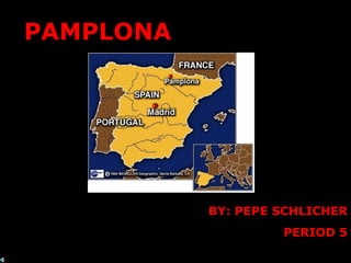 PAMPLONA




           BY: PEPE SCHLICHER
                    PERIOD 5
 