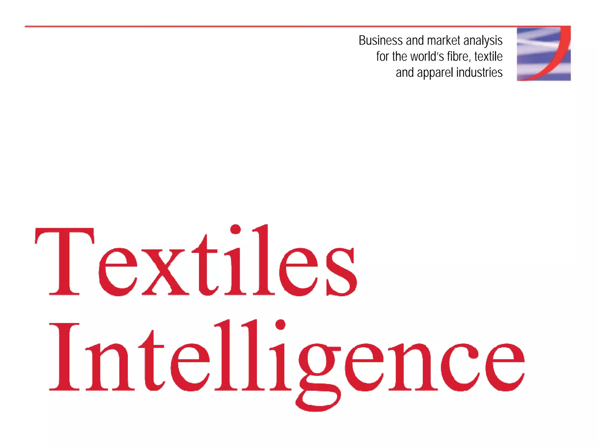 Introduction to Performance Apparel Markets PPT