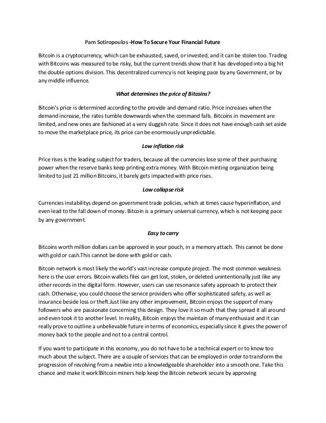 Pam Sotiropoulos How To Secure Your Financial Future - 
