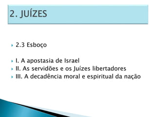 Panorama do Antigo Testamento - aula 2