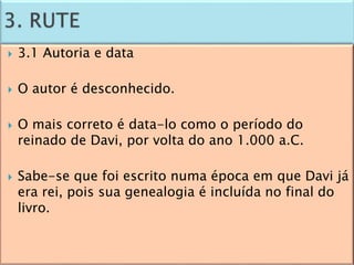 Panorama do Antigo Testamento - aula 2