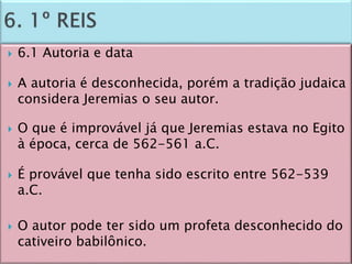 Panorama do Antigo Testamento - aula 2
