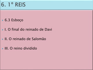 Panorama do Antigo Testamento - aula 2