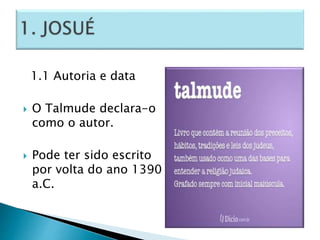 Panorama do Antigo Testamento - aula 2