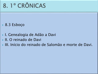 Panorama do Antigo Testamento - aula 2