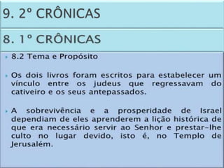 Panorama do Antigo Testamento - aula 2