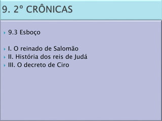 Panorama do Antigo Testamento - aula 2