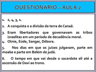 Panorama do Antigo Testamento - aula 2