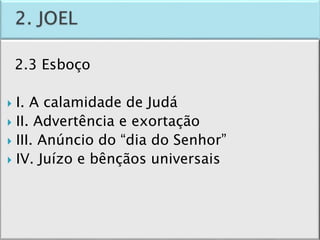 Panorama do Antigo Testamento - aula 4