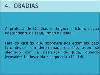 Panorama do Antigo Testamento - aula 4