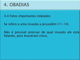 Panorama do Antigo Testamento - aula 4