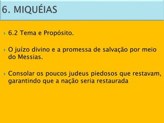 Panorama do Antigo Testamento - aula 4