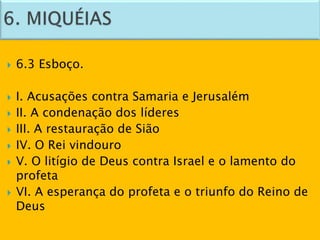 Panorama do Antigo Testamento - aula 4
