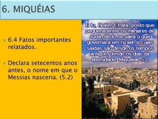 Panorama do Antigo Testamento - aula 4