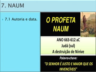 Panorama do Antigo Testamento - aula 4