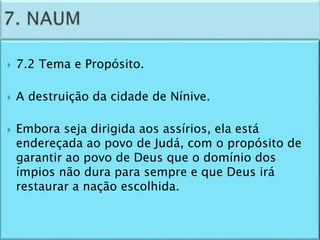 Panorama do Antigo Testamento - aula 4