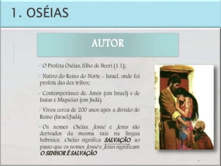 Panorama do Antigo Testamento - aula 4