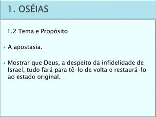 Panorama do Antigo Testamento - aula 4