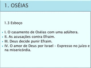 Panorama do Antigo Testamento - aula 4
