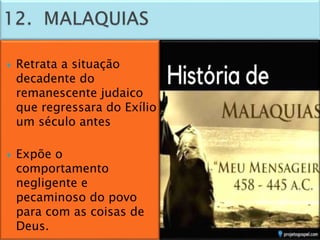 Panorama do Antigo Testamento - aula 4