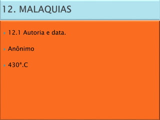Panorama do Antigo Testamento - aula 4