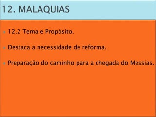 Panorama do Antigo Testamento - aula 4