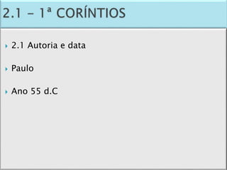 Panorama do Novo Testamento - Aula 2