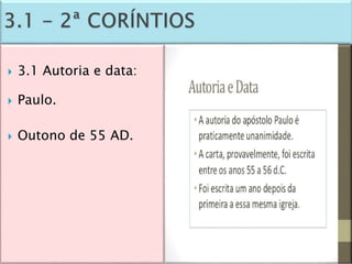 Panorama do Novo Testamento - Aula 2