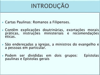 Panorama do Novo Testamento - Aula 2