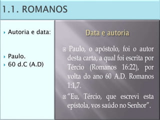 Panorama do Novo Testamento - Aula 2