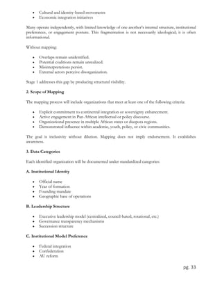 Pan-African Institutional Alignment Framework: Phase I (2026–2027) | PDF