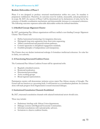 Pan-African Institutional Alignment Framework: Phase I (2026–2027) | PDF