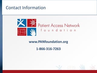 Patient Access Network Foundation - PV Reporter | PPT