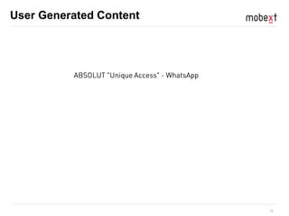 12
User Generated Content
 