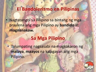 Fray BotodMgaPraylenoong ay kasingpayatngmgainsekyo, subalitpagkataposkumainng papaya o saging ay nagigingmalakiangtyan o botod.UgalingmgaPraylenapagpapabayadnangmahalnapaglilibingsamgapatayPagpapautangnang may malakingtubo.Pagpapakitangmasasamanghalimbawasamgatao.
