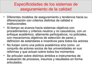 Modelos de aseguramiento de la calidad | PPT