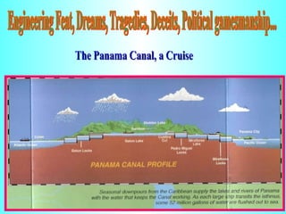 Engineering Feat, Dreams, Tragedies, Deceits, Political gamesmanship... The Panama Canal, a Cruise 