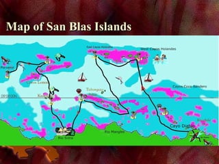Map of San Blas IslandsMap of San Blas Islands
 