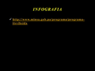 INFOGRAFIA
 http://www.minsa.gob.pa/programa/programa-
itsvihsida
 