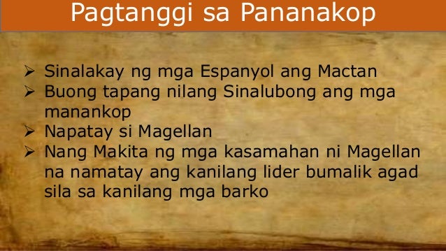 Pananakop ng espanyol