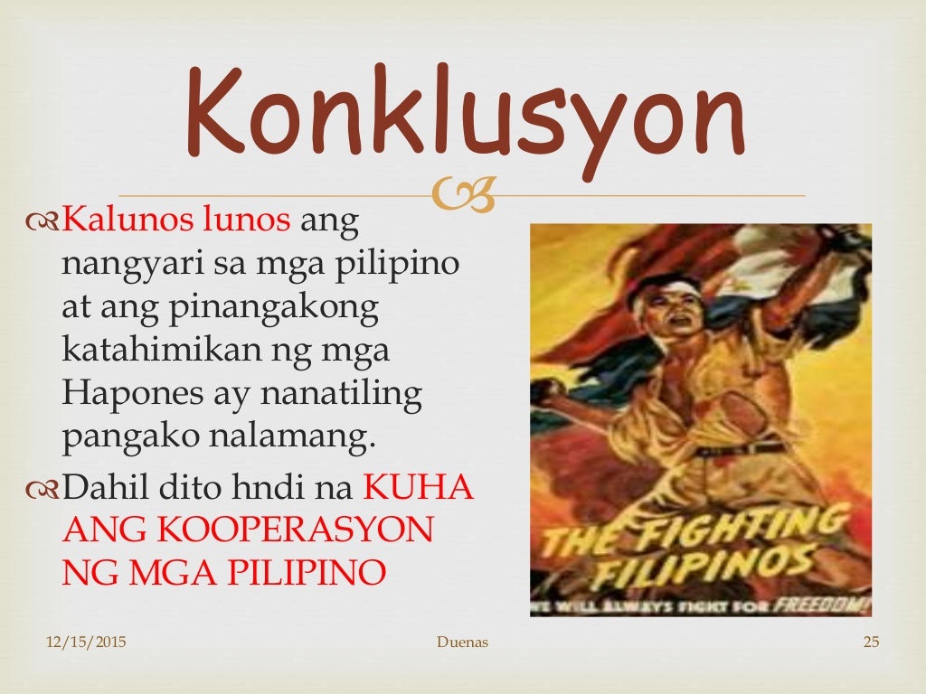 Panahon Ng Hapon SA Pilipinas