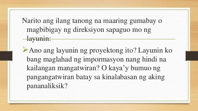 Ano Ang Pagsulat Ng Burador O Draft