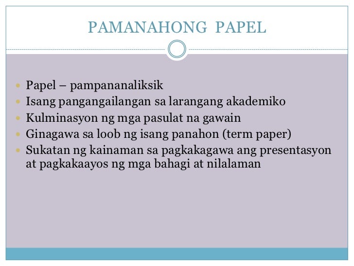 Halimbawa ng thesis filipino